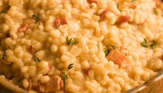 Barley Risotto with Bacon Barley Risotto with Bacon