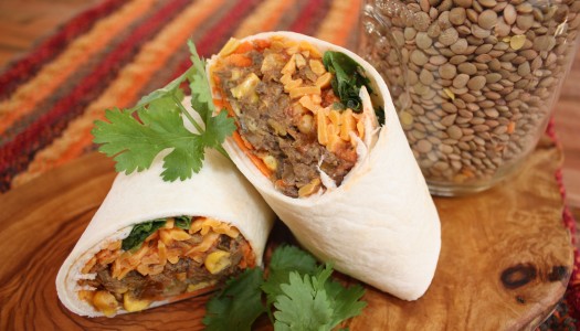Bacon Lentil Burrito Bacon Lentil Burrito